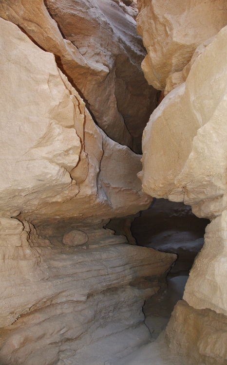 inside the slot canyon